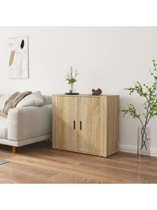 Kumode, ozolkoka krāsa, 80x33x70 cm, inženierijas koks