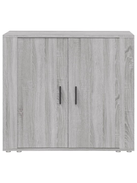 Kumode, pelēka ozolkoka, 80x33x70 cm, inženierijas koks