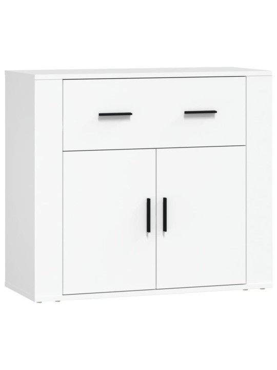 Kumode, balta, 80x33x70 cm, inženierijas koks