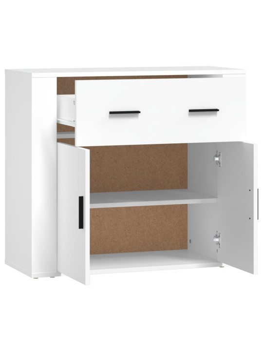 Kumode, balta, 80x33x70 cm, inženierijas koks
