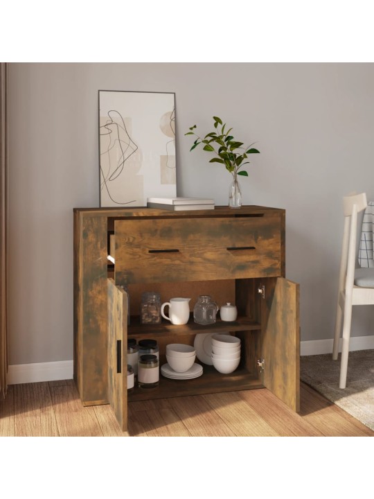 Kumode, ozolkoka krāsa, 80x33x70 cm, inženierijas koks