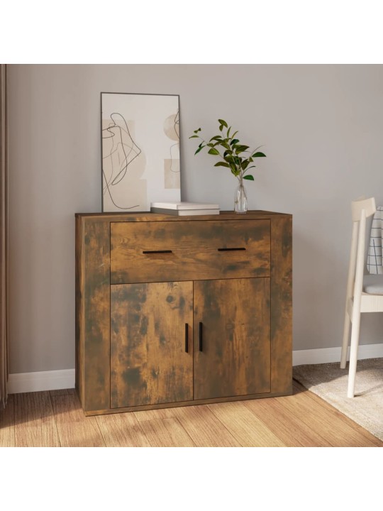 Kumode, ozolkoka krāsa, 80x33x70 cm, inženierijas koks
