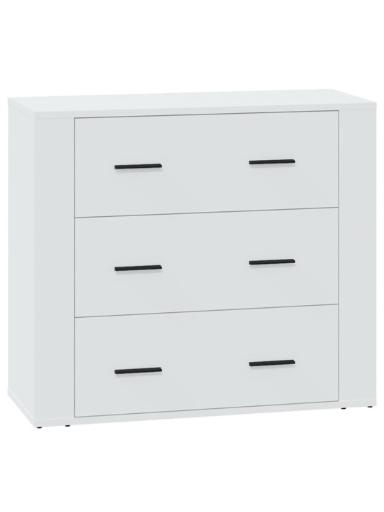 Kumode, balta, 80x33x70 cm, inženierijas koks