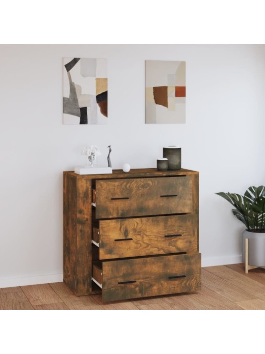 Kumode, ozolkoka krāsa, 80x33x70 cm, inženierijas koks