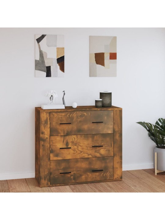 Kumode, ozolkoka krāsa, 80x33x70 cm, inženierijas koks