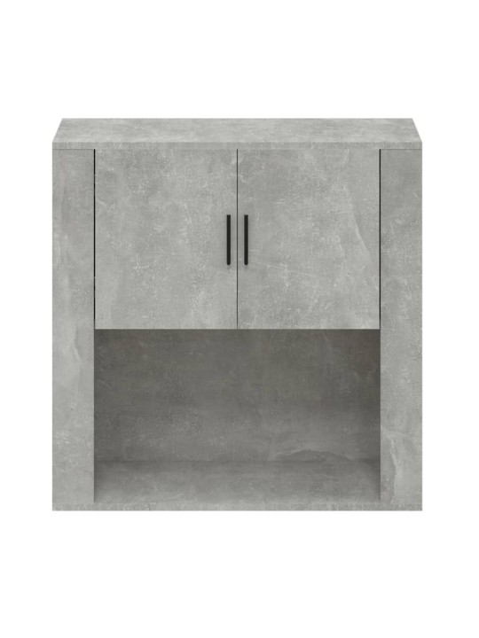Sienas skapītis, betonpelēks, 80x33x80 cm, inženierijas koks
