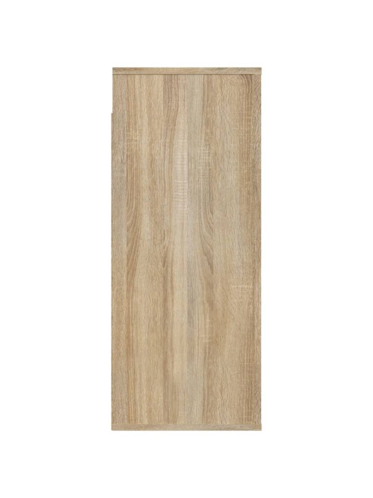 Sienas plaukts, ozola krāsa, 80x33x80 cm, inženierijas koks