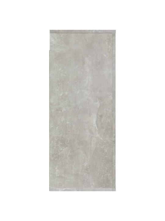 Sienas skapītis, betonpelēks, 80x33x80 cm, inženierijas koks