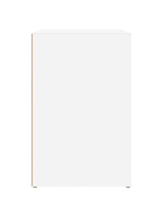 Apavu skapītis, balts, 130x35x54 cm, inženierijas koks