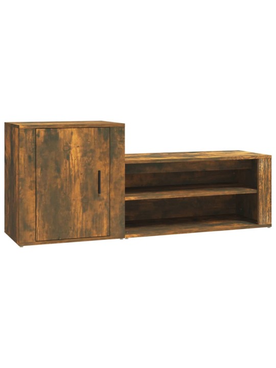 Apavu plaukts, ozolkoka krāsa, 130x35x54 cm, inženierijas koks