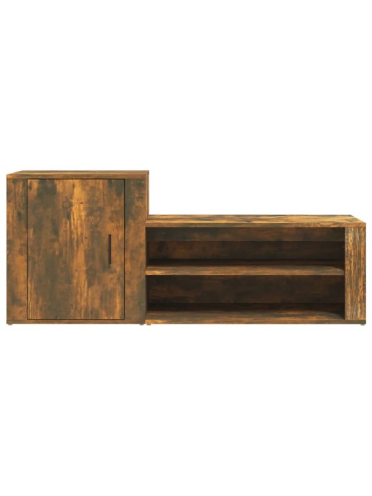 Apavu plaukts, ozolkoka krāsa, 130x35x54 cm, inženierijas koks