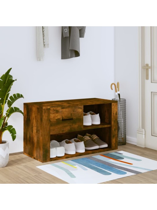 Apavu plaukts, ozolkoka krāsa, 80x35x45 cm, inženierijas koks