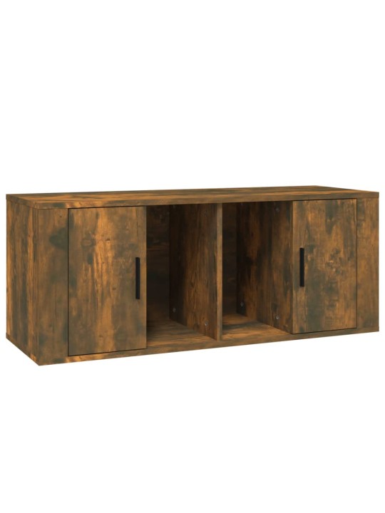Tv skapītis, ozolkoka krāsa, 100x35x40 cm, inženierijas koks