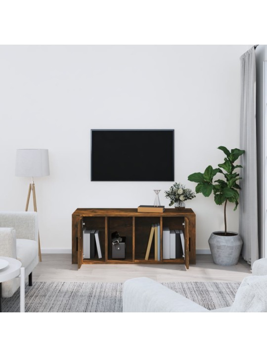 Tv skapītis, ozolkoka krāsa, 100x35x40 cm, inženierijas koks