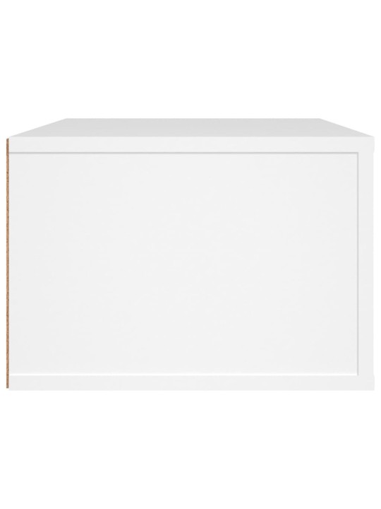 Piekarams tv skapītis, balts, 80x36x25 cm, inženierijas koks