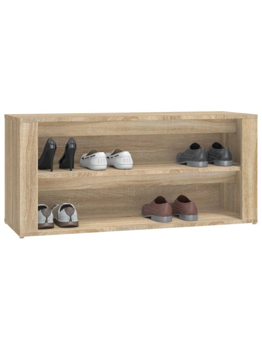 Apavu plaukts, ozolkoka krāsa, 100x35x45 cm, inženierijas koks