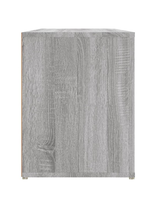 Apavu plaukts, pelēka ozolkoka, 100x35x45 cm, inženierijas koks