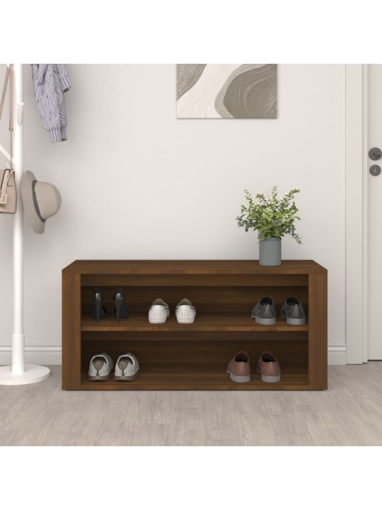 Apavu plaukts, ozolkoka krāsa, 100x35x45 cm, inženierijas koks