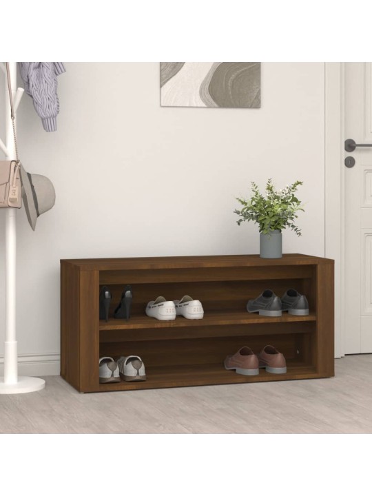 Apavu plaukts, ozolkoka krāsa, 100x35x45 cm, inženierijas koks