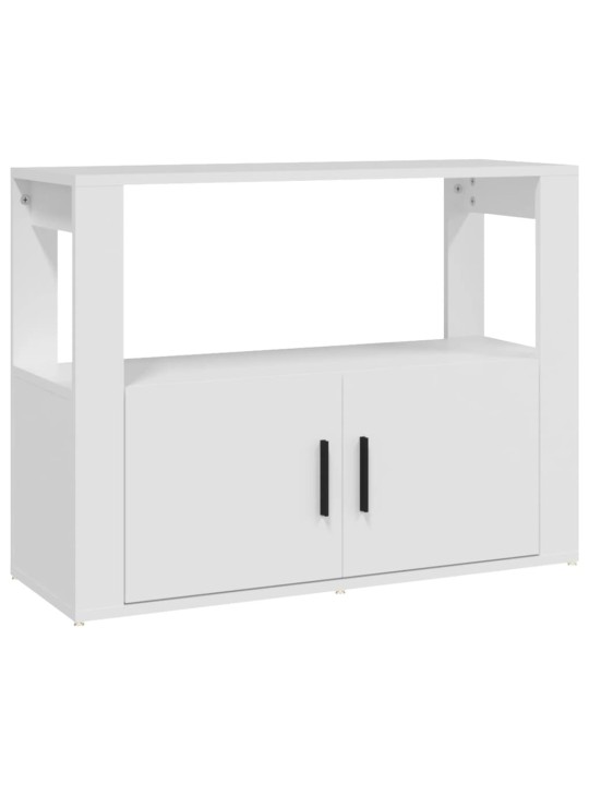 Kumode, balta, 80x30x60 cm, inženierijas koks