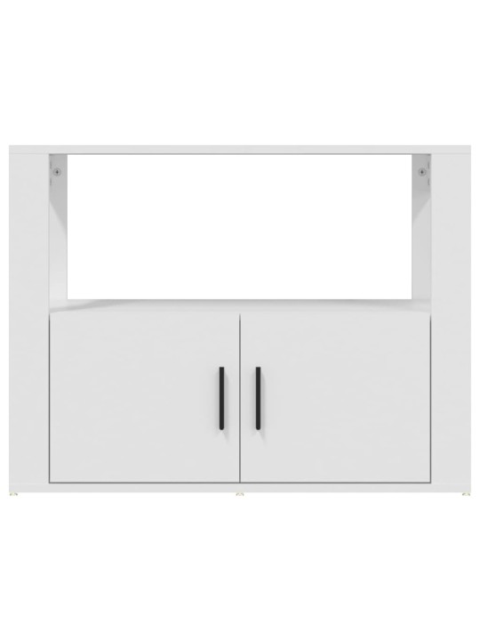 Kumode, balta, 80x30x60 cm, inženierijas koks