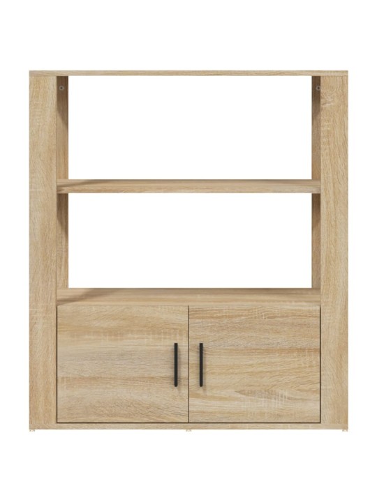 Kumode, ozolkoka krāsa, 80x30x90 cm, inženierijas koks