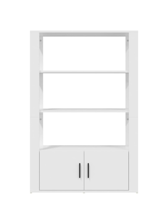 Kumode, balta, 80x30x119,5 cm, inženierijas koks