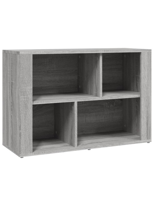 Kumode, pelēka ozolkoka, 80x30x54 cm, inženierijas koks