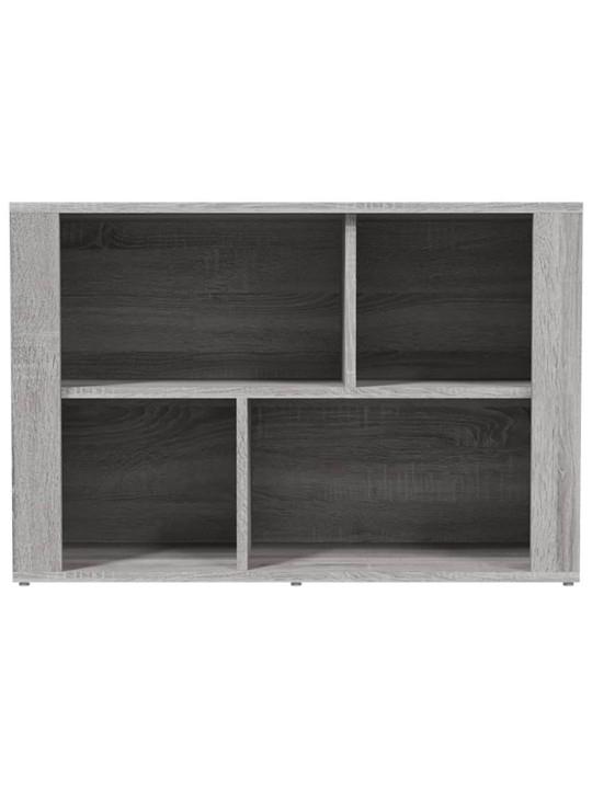 Kumode, pelēka ozolkoka, 80x30x54 cm, inženierijas koks