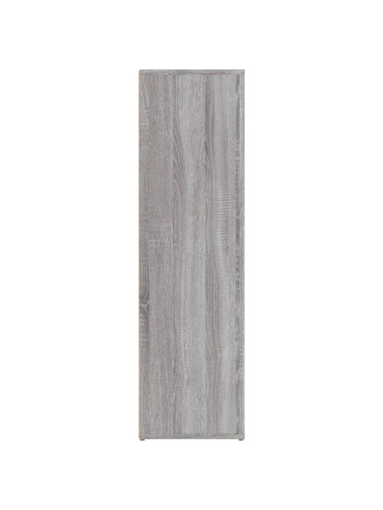 Kumode, pelēka ozolkoka, 80x30x106 cm, inženierijas koks