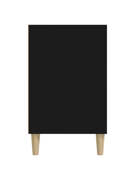 Apavu plaukts, melns, 102x36x60 cm, inženierijas koks