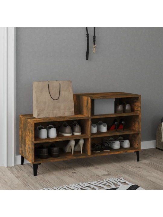 Apavu plaukts, ozolkoka krāsa, 102x36x60 cm, inženierijas koks
