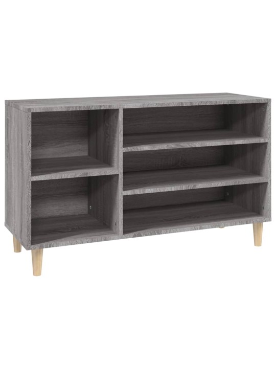 Apavu plaukts, pelēcīga ozolkoka,102x36x60cm, inženierijas koks