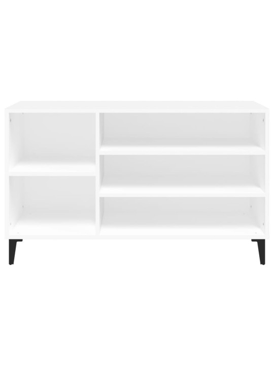 Apavu plaukts, balts, 102x36x60 cm, inženierijas koks
