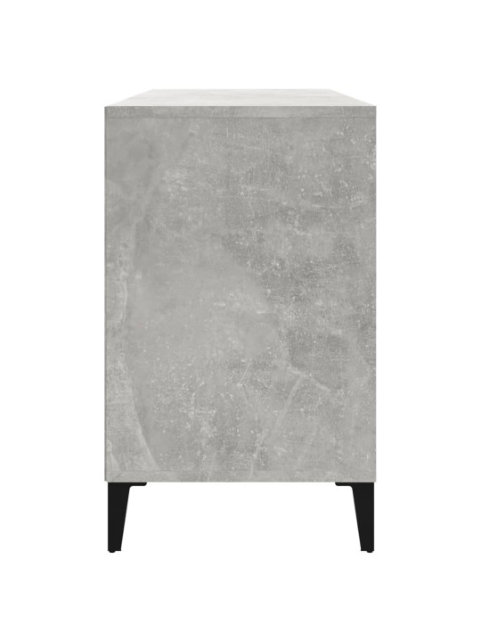 Apavu plaukts, betonpelēks, 102x36x60 cm, inženierijas koks