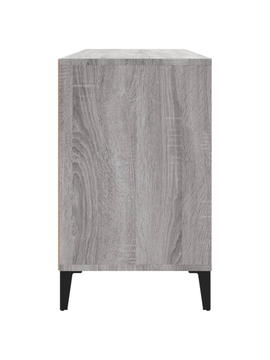 Apavu plaukts, pelēcīga ozolkoka,102x36x60cm, inženierijas koks