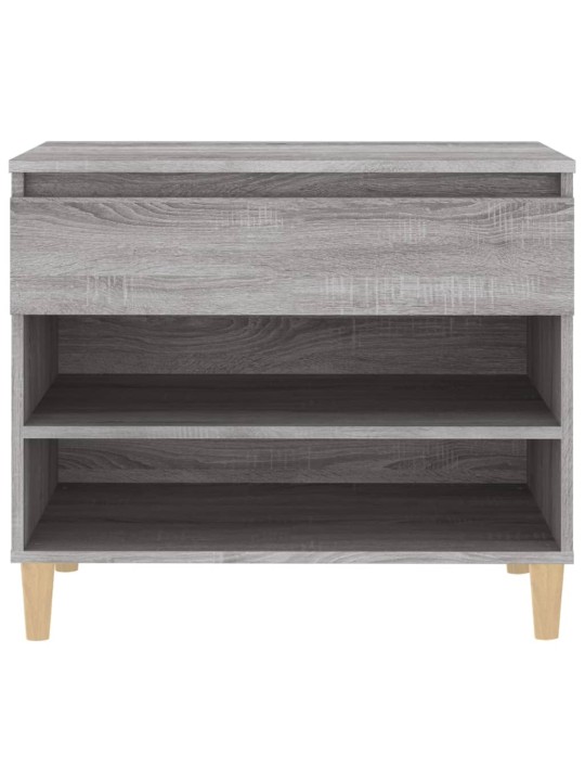 Apavu plaukts, pelēka ozola, 70x36x60 cm, inženierijas koks
