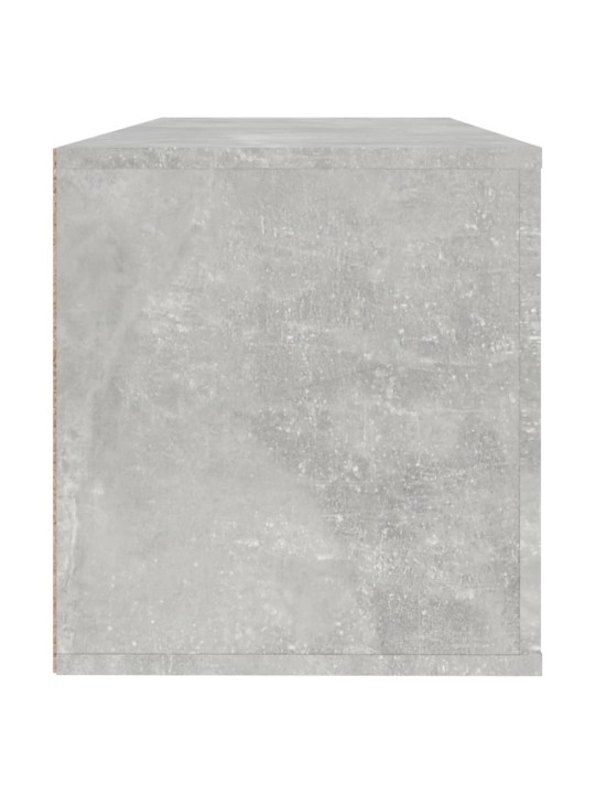 Sienas apavu skapītis, pelēks, 100x35x38 cm, inženierijas koks