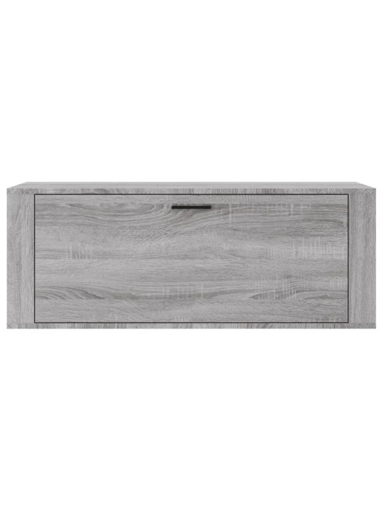 Apavu plaukts, pelēka ozola, 100x35x38 cm, inženierijas koks