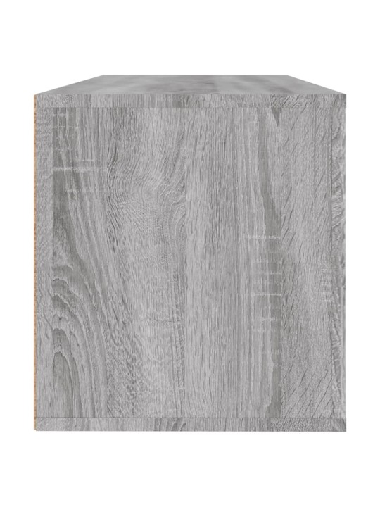 Apavu plaukts, pelēka ozola, 100x35x38 cm, inženierijas koks