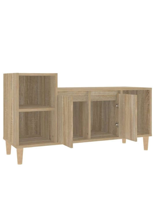Tv skapītis, ozolkoka krāsa, 100x35x55 cm, inženierijas koks