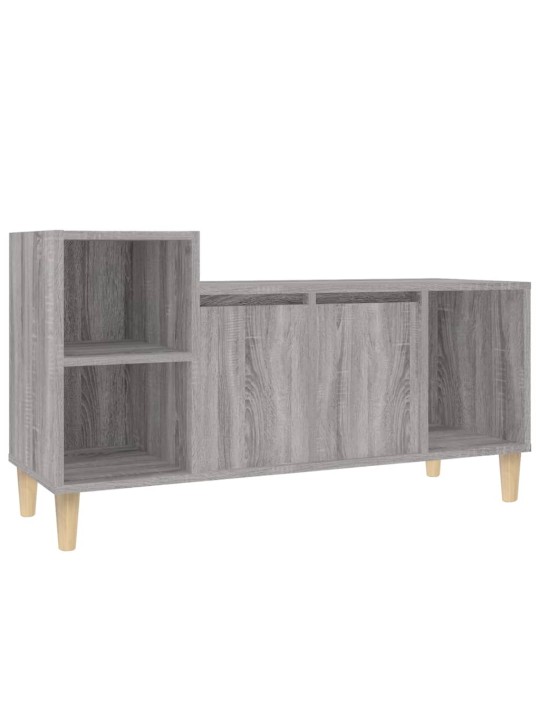 Tv skapītis, pelēcīgs, 100x35x55 cm, inženierijas koks