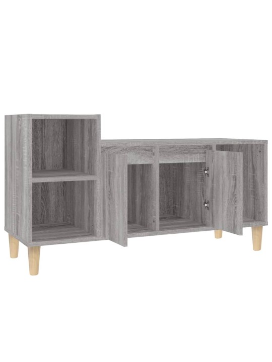 Tv skapītis, pelēcīgs, 100x35x55 cm, inženierijas koks