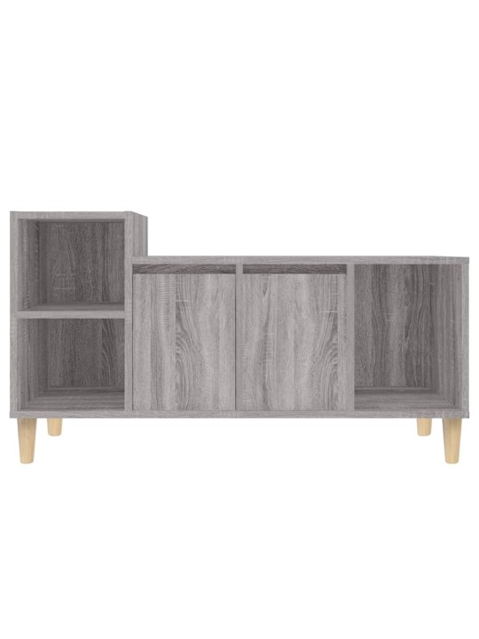 Tv skapītis, pelēcīgs, 100x35x55 cm, inženierijas koks
