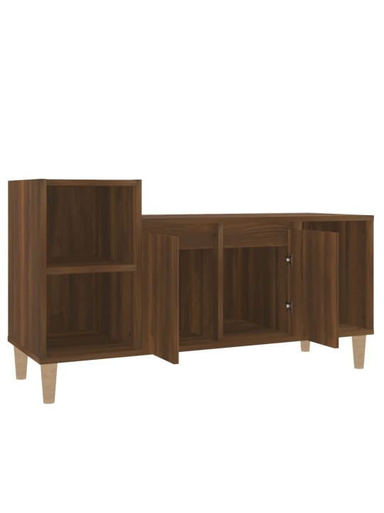 Tv skapītis, ozolkoka krāsa, 100x35x55 cm, inženierijas koks