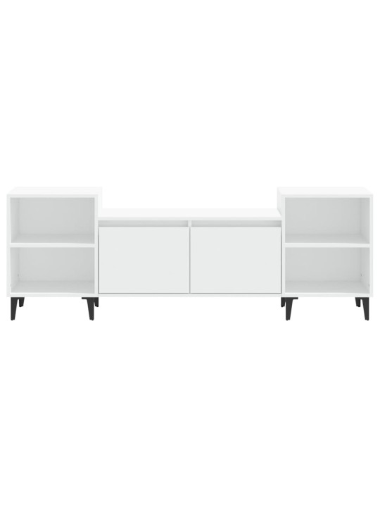 Tv skapītis, balts, 160x35x55 cm, inženierijas koks
