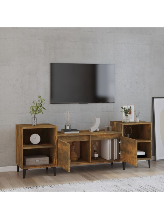 Tv skapītis, ozolkoka krāsa, 160x35x55 cm, inženierijas koks