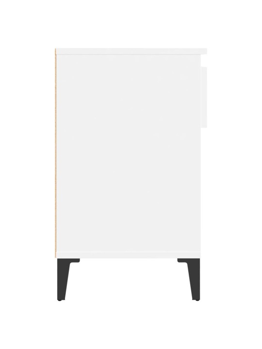 Apavu plaukts, balts, 102x36x60 cm, inženierijas koks
