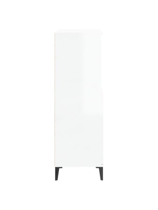 Augstais skapītis, balts, 60x36x110 cm, inženierijas koks