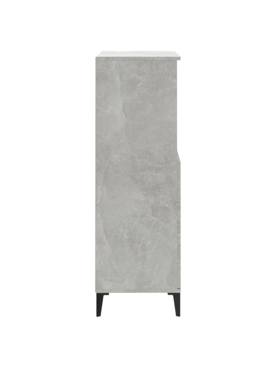 Augstais skapītis, betonpelēks, 60x36x110 cm, inženierijas koks